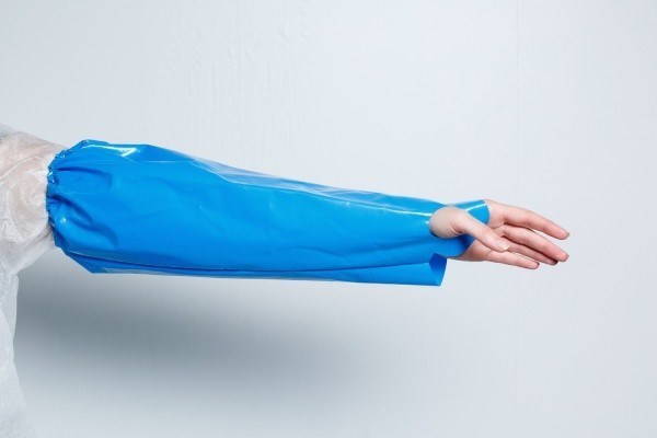 Нарукавник HACCPER Uretex Safegrip 460х220 мм, синий, 150 мкм, 550250