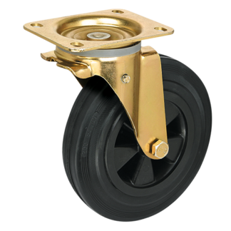 SCM 80 (SC80 KU) Колесо для мусорных контейнеров анодированное (200 мм) SC80 KU