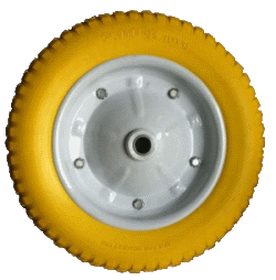 Колесо полиуретановое D 350 мм, 3.00-8 PU2400