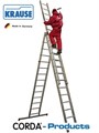 Трехсекционная универсальная лестница KRAUSE CORDA 3х12 ( арт.010445) 010445