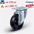Колесо термостойкое поворотное EM01 BKB 100 EM01 BKB 100